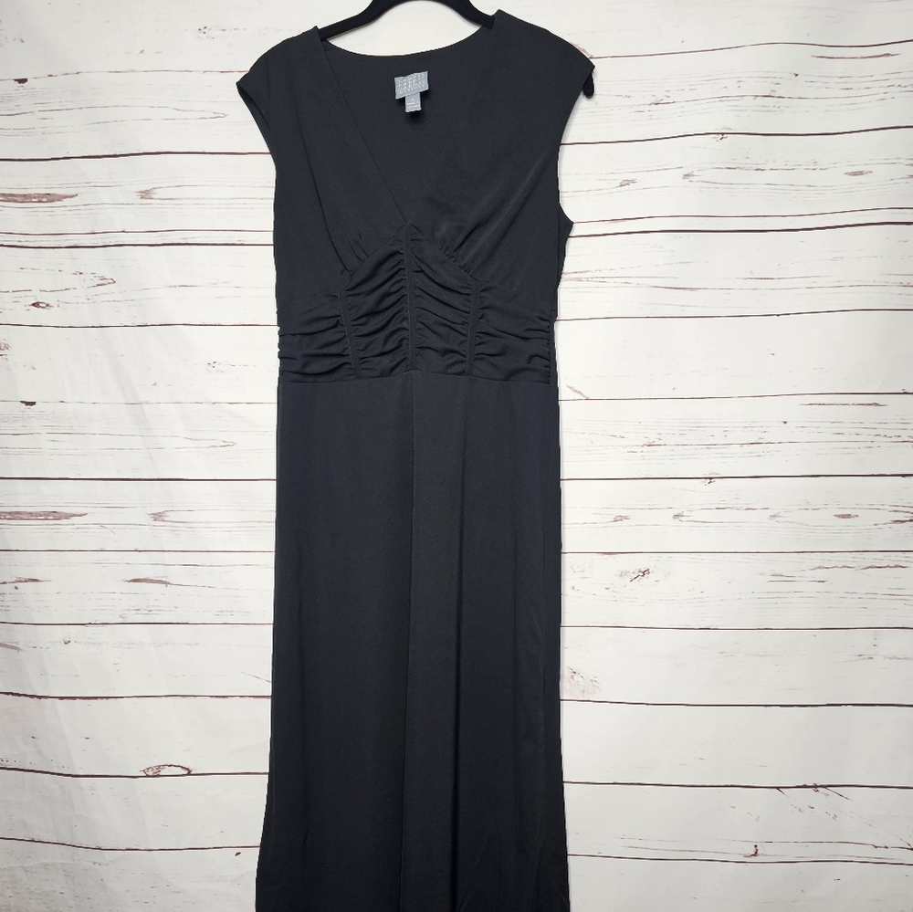 Rabbit Rabbit Rabbit Black Ruching Detail Black Dress